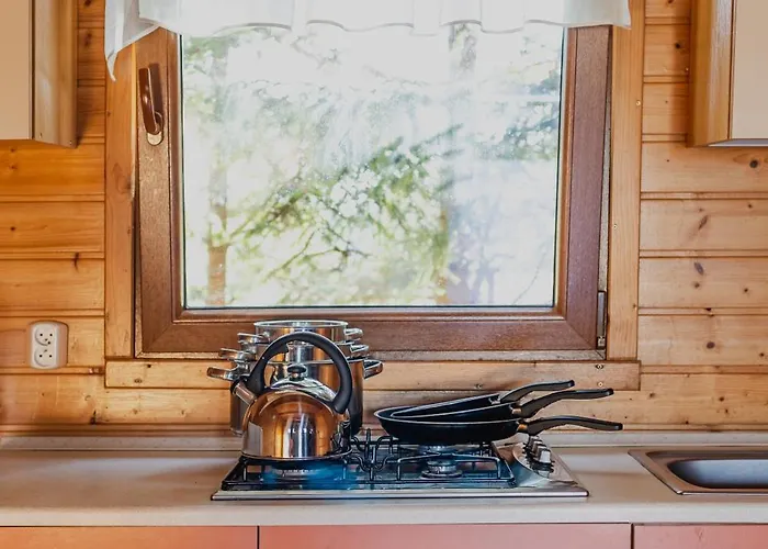 Trzy Czajki Letniskowe ロッジ *